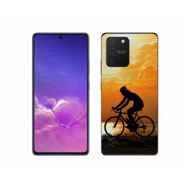 Gélový kryt mmCase na mobil Samsung Galaxy S10 Lite - cyklovýlety