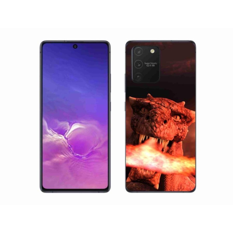 Gélový kryt mmCase na mobil Samsung Galaxy S10 Lite - drak