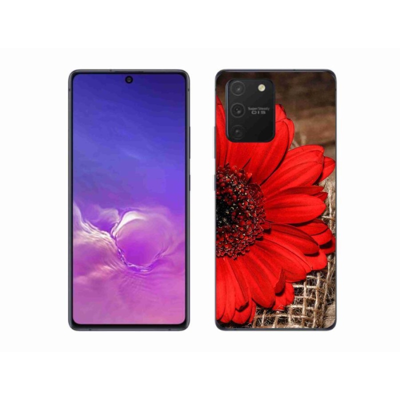 Gélový kryt mmCase na mobil Samsung Galaxy S10 Lite - gerbera