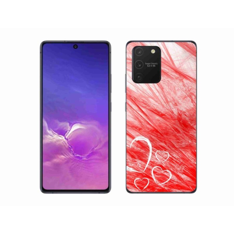 Gélový kryt mmCase na mobil Samsung Galaxy S10 Lite - heart