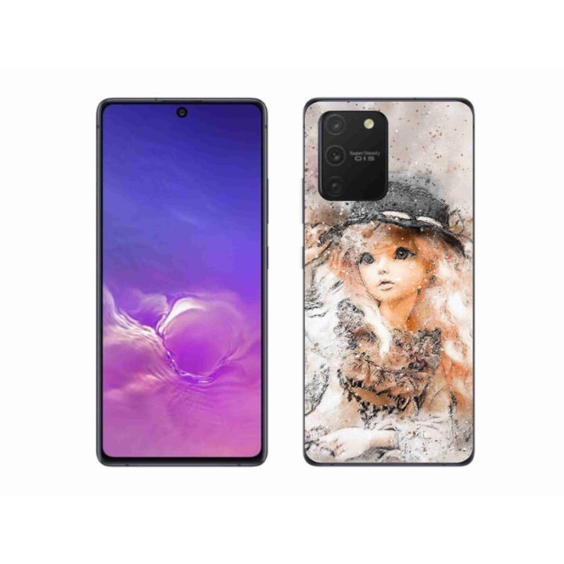 Gélový kryt mmCase na mobil Samsung Galaxy S10 Lite - dievčatko s klobúkom