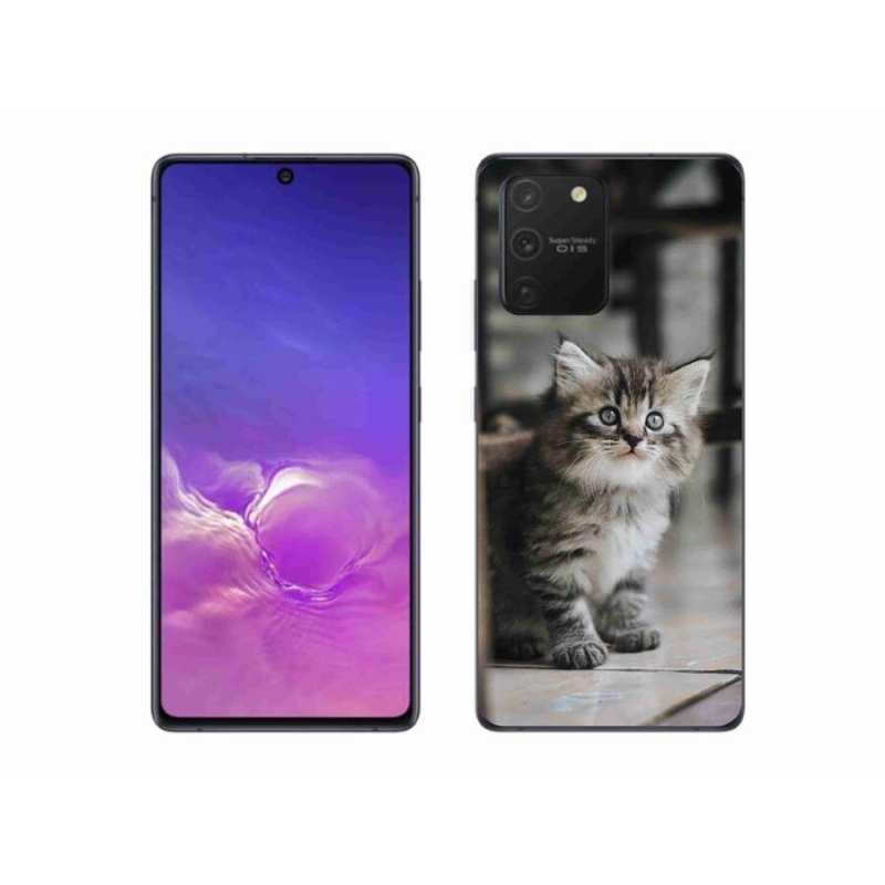 Gélový kryt mmCase na mobil Samsung Galaxy S10 Lite - mačiatko