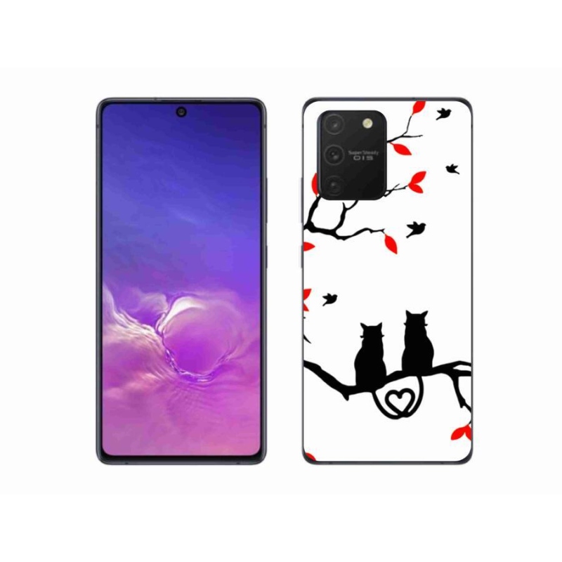 Gélový kryt mmCase na mobil Samsung Galaxy S10 Lite - mačací láska