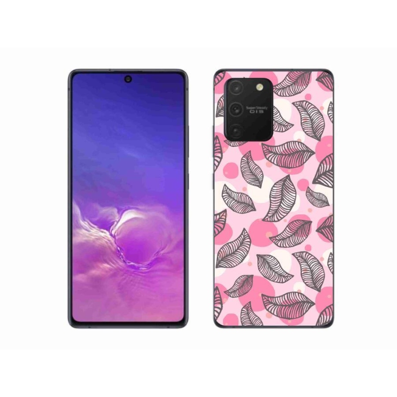 Gélový kryt mmCase na mobil Samsung Galaxy S10 Lite - kreslené padajúce listy