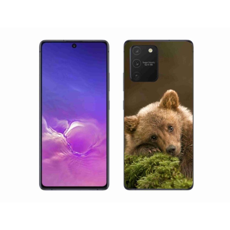 Gélový kryt mmCase na mobil Samsung Galaxy S10 Lite - medveď