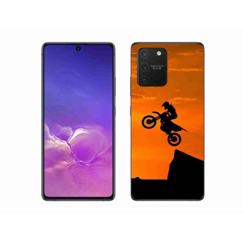 Gélový kryt mmCase na mobil Samsung Galaxy S10 Lite - motocross