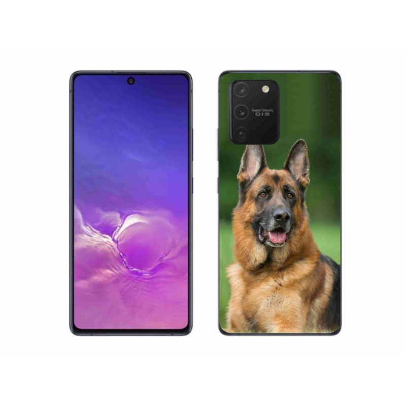 Gélový kryt mmCase na mobil Samsung Galaxy S10 Lite - nemecký ovčiak