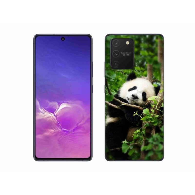 Gélový kryt mmCase na mobil Samsung Galaxy S10 Lite - panda