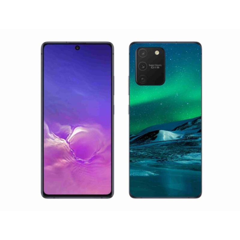 Gélový kryt mmCase na mobil Samsung Galaxy S10 Lite - polárna žiara