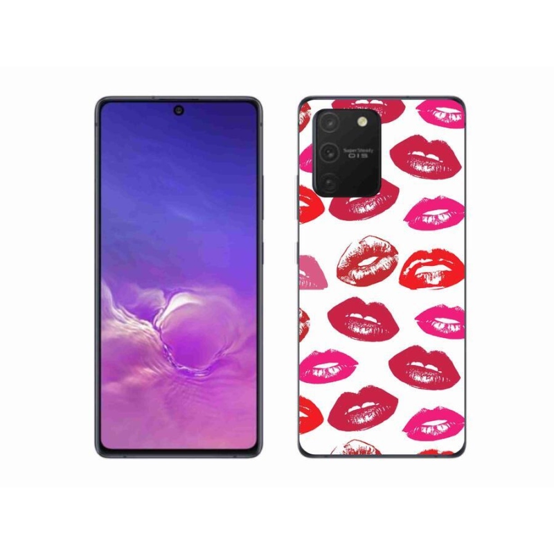 Gélový kryt mmCase na mobil Samsung Galaxy S10 Lite - pery