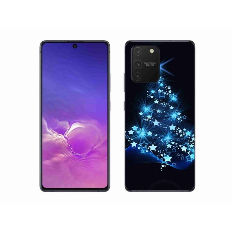 Gélový kryt mmCase na mobil Samsung Galaxy S10 Lite - vianočný stromček