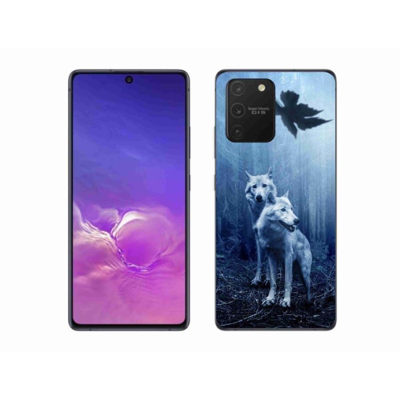 Gélový kryt mmCase na mobil Samsung Galaxy S10 Lite - vlci v lese