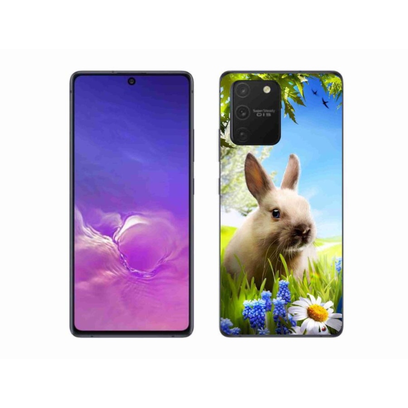 Gélový kryt mmCase na mobil Samsung Galaxy S10 Lite - zajačik