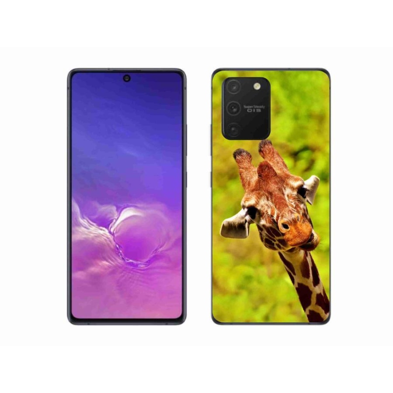 Gélový kryt mmCase na mobil Samsung Galaxy S10 Lite - žirafa