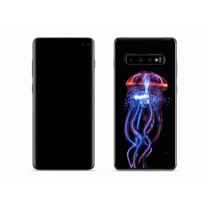 Gélový kryt mmCase na mobil Samsung Galaxy S10 - medúza