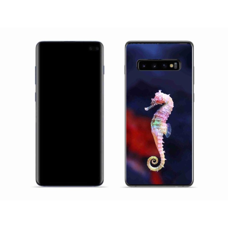 Gélový kryt mmCase na mobil Samsung Galaxy S10 - morský koník