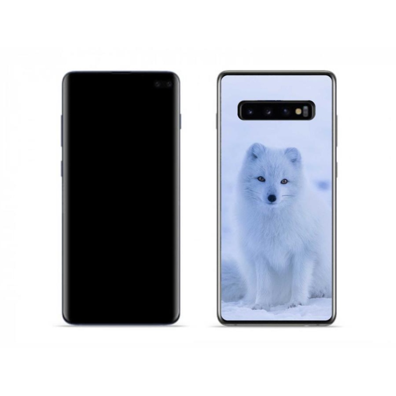 Gélový kryt mmCase na mobil Samsung Galaxy S10 - polárna líška