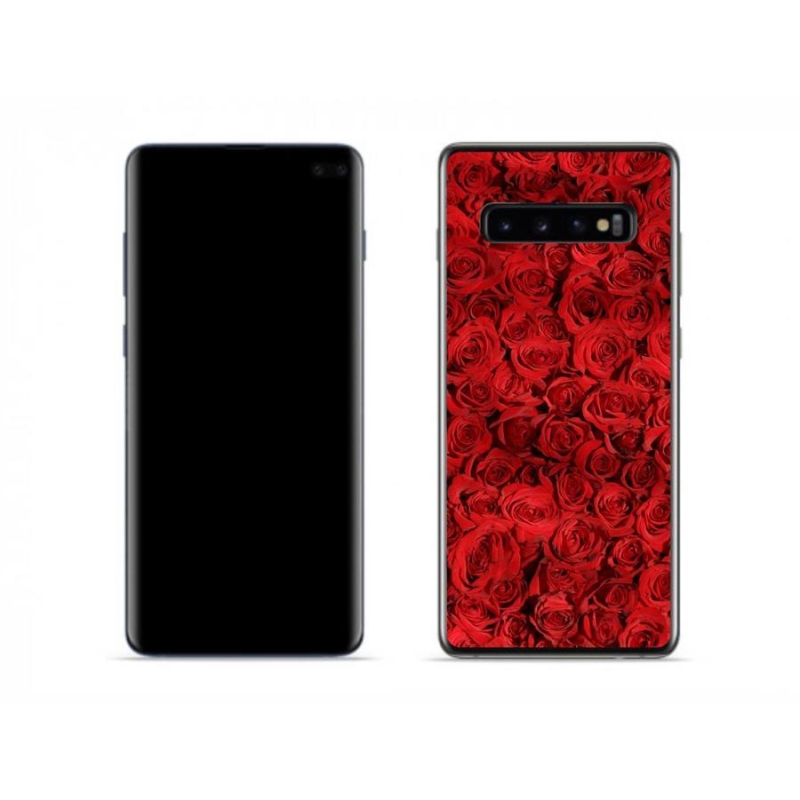 Gélový kryt mmCase na mobil Samsung Galaxy S10 - ruža