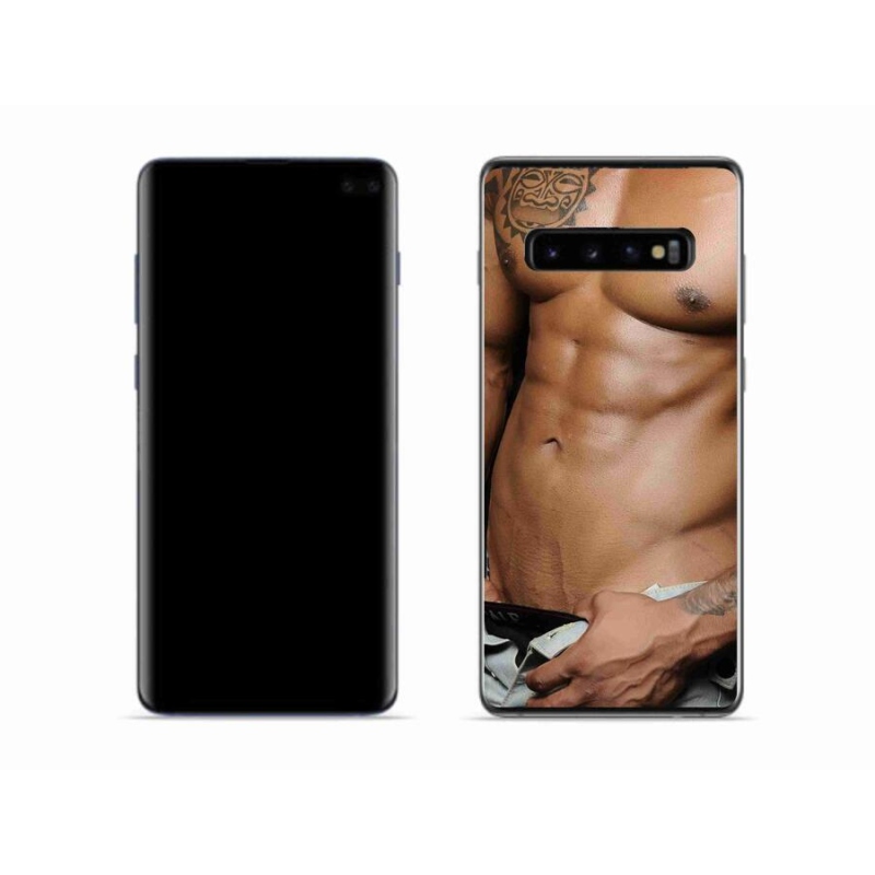 Gélový kryt mmCase na mobil Samsung Galaxy S10 - sexy muž