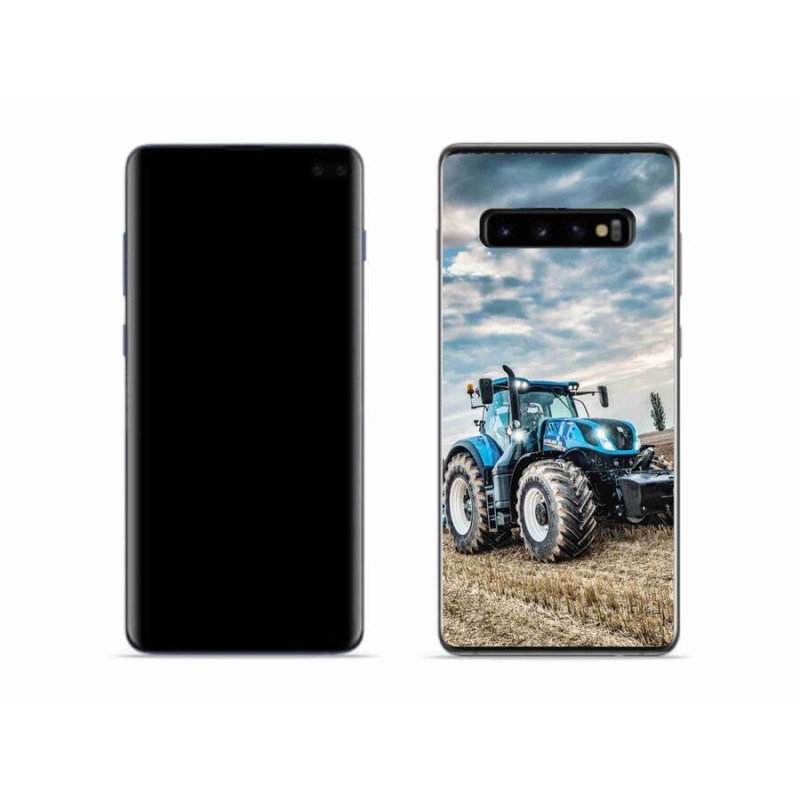 Gélový kryt mmCase na mobil Samsung Galaxy S10 - traktor 2