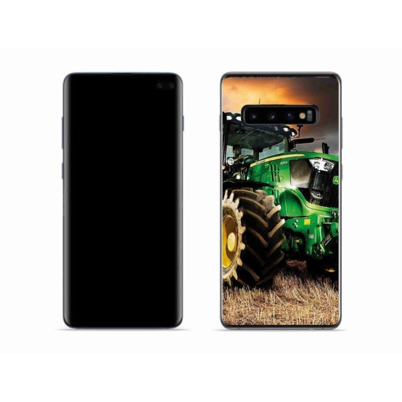 Gélový kryt mmCase na mobil Samsung Galaxy S10 - traktor