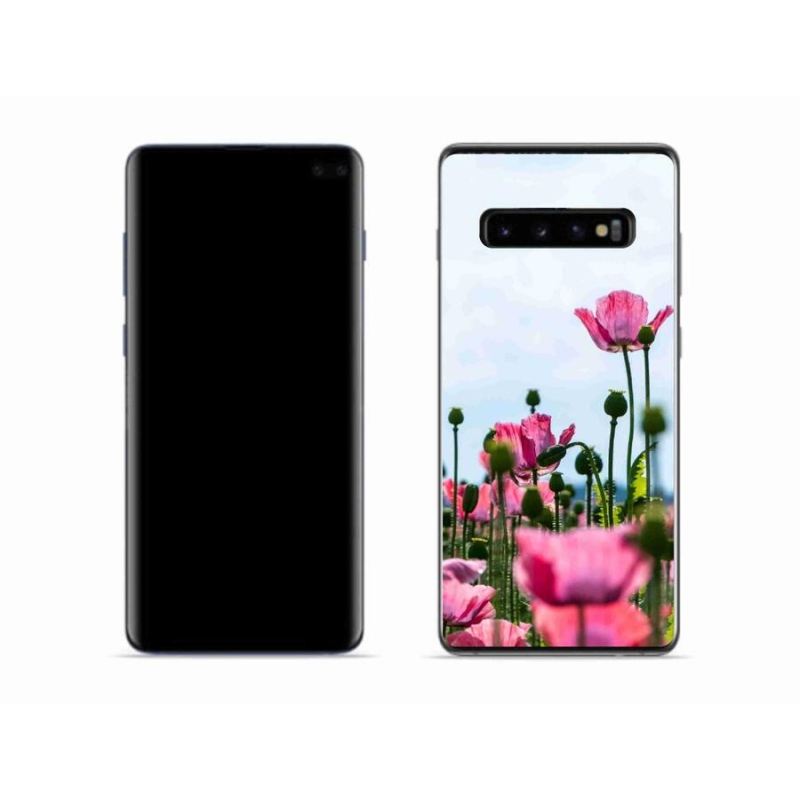 Gélový kryt mmCase na mobil Samsung Galaxy S10 - vlčí mak