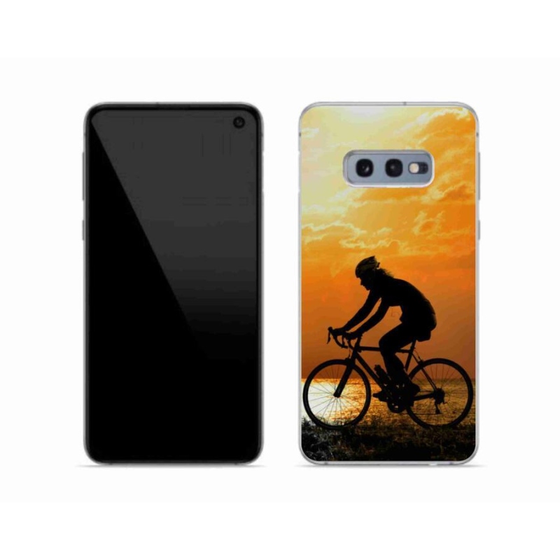 Gélový kryt mmCase na mobil Samsung Galaxy S10e - cyklovýlety