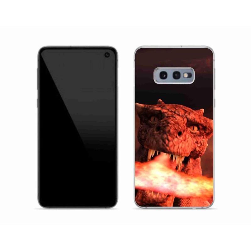 Gélový kryt mmCase na mobil Samsung Galaxy S10e - drak