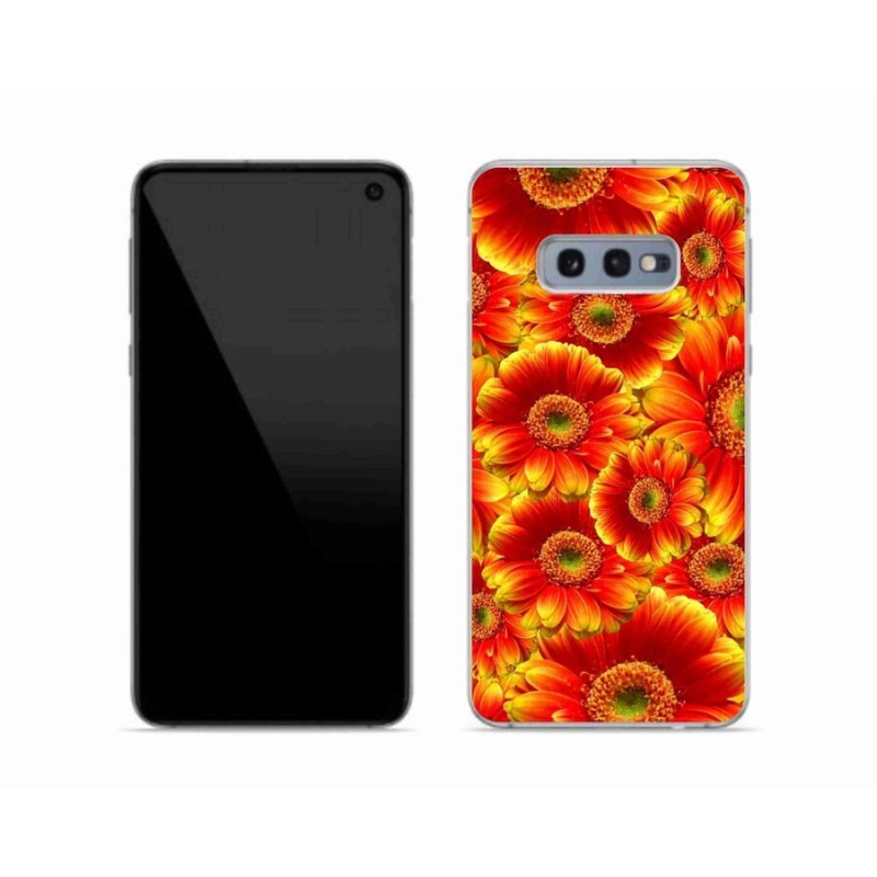 Gélový kryt mmCase na mobil Samsung Galaxy S10e - gerbera 1