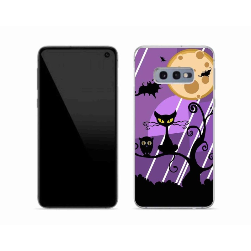 Gélový kryt mmCase na mobil Samsung Galaxy S10e - halloween