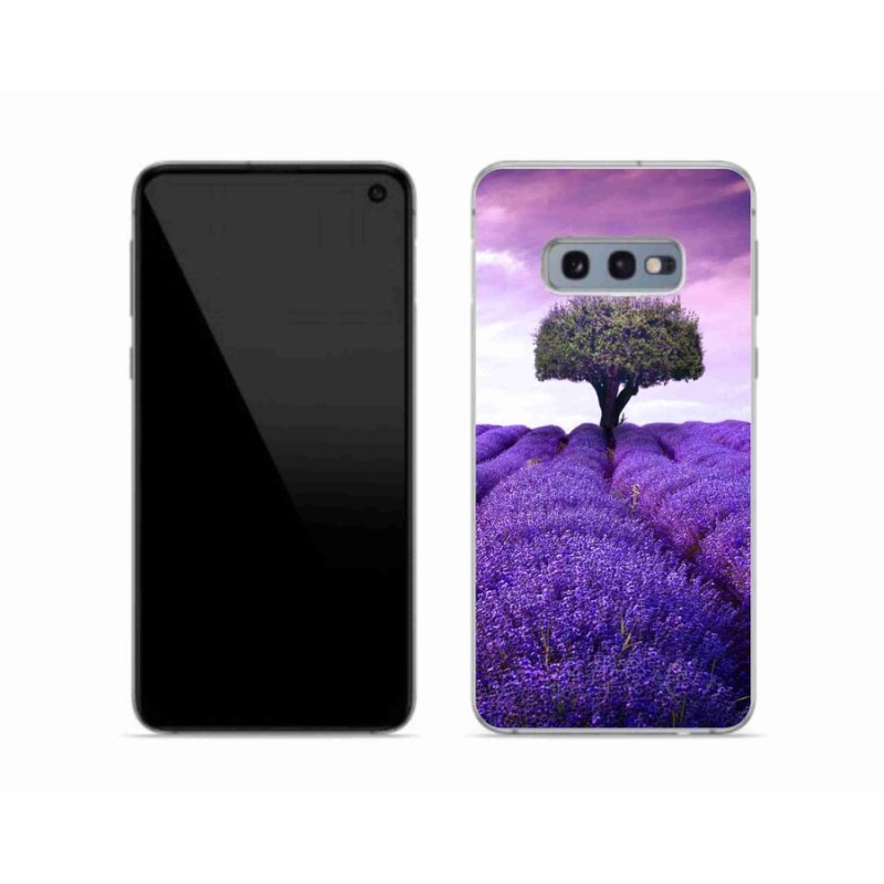 Gélový kryt mmCase na mobil Samsung Galaxy S10e - levanduľová lúka