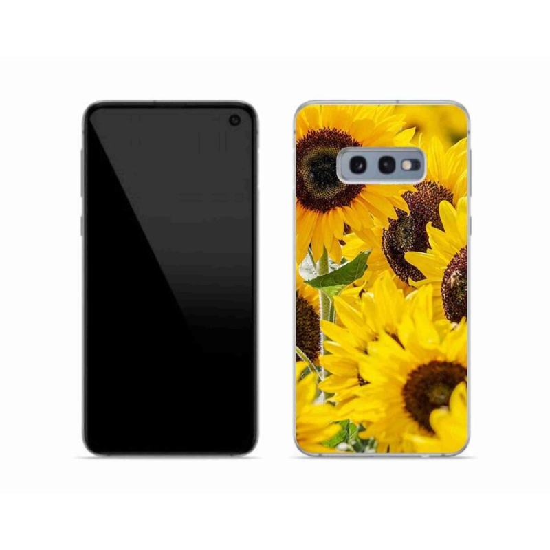 Gélový kryt mmCase na mobil Samsung Galaxy S10e - slnečnica