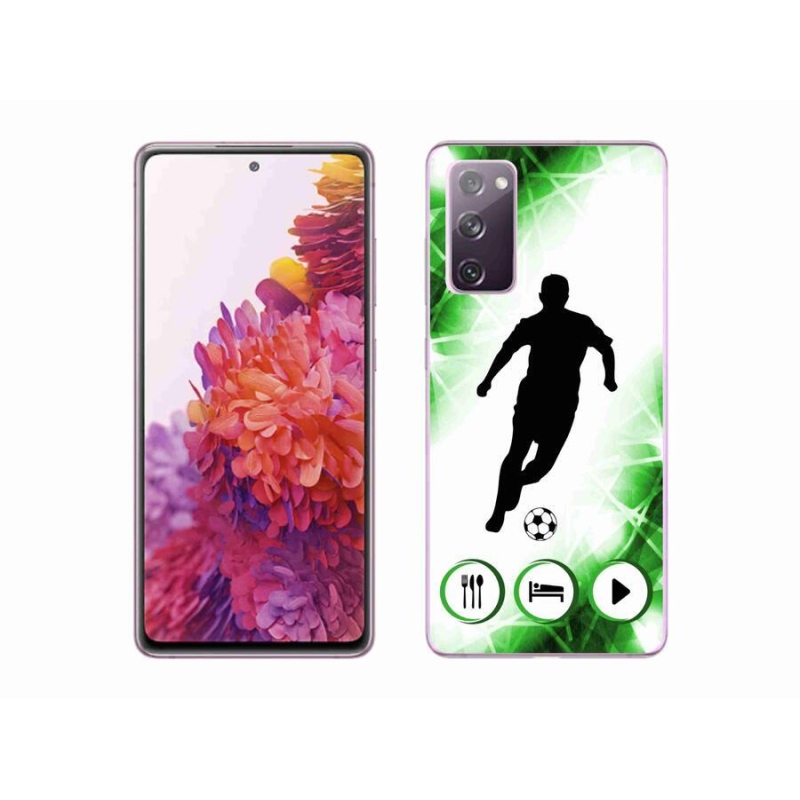 Gélový kryt mmCase na mobil Samsung Galaxy S20 FE - futbalista