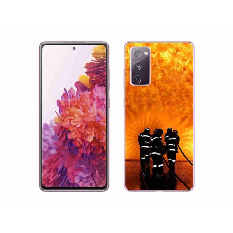 Gélový kryt mmCase na mobil Samsung Galaxy S20 FE - požiar