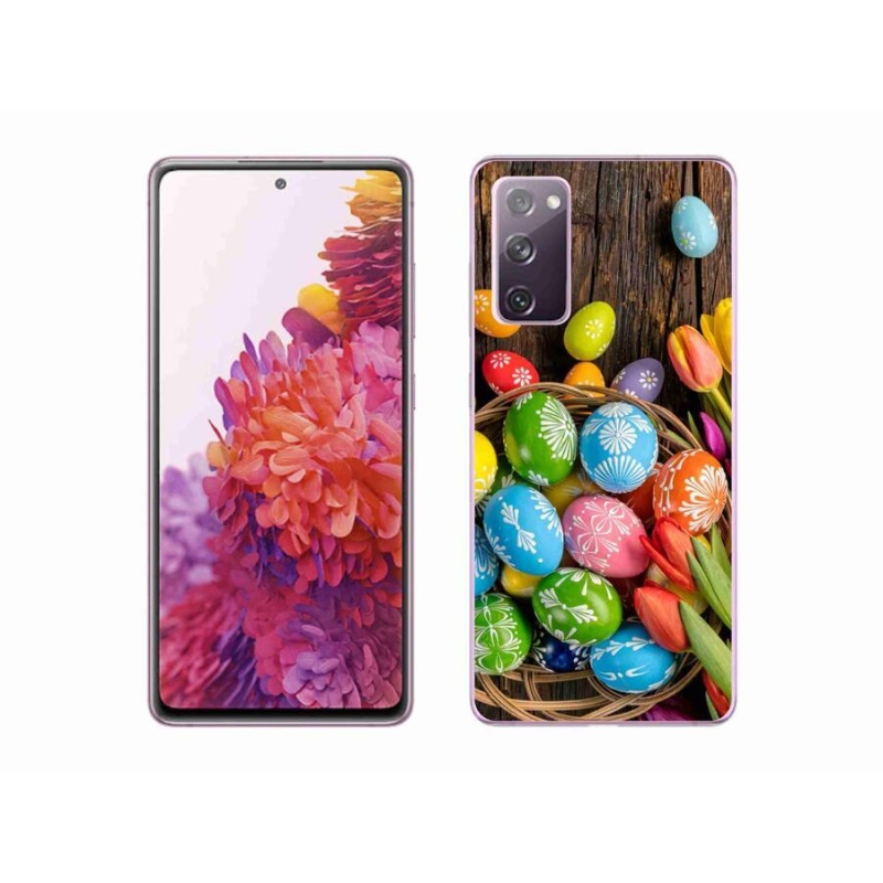 Gélový kryt mmCase na mobil Samsung Galaxy S20 FE - veľkonočné vajíčka