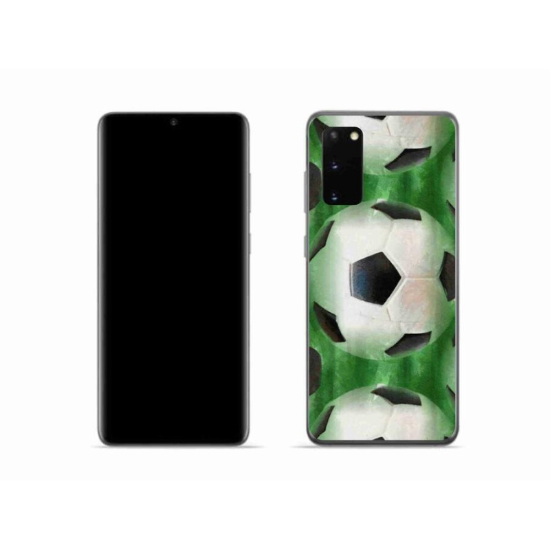 Gélový kryt mmCase na mobil Samsung Galaxy S20 - futbalová lopta