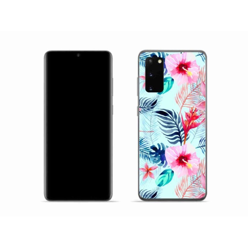 Gélový kryt mmCase na mobil Samsung Galaxy S20 - kvety