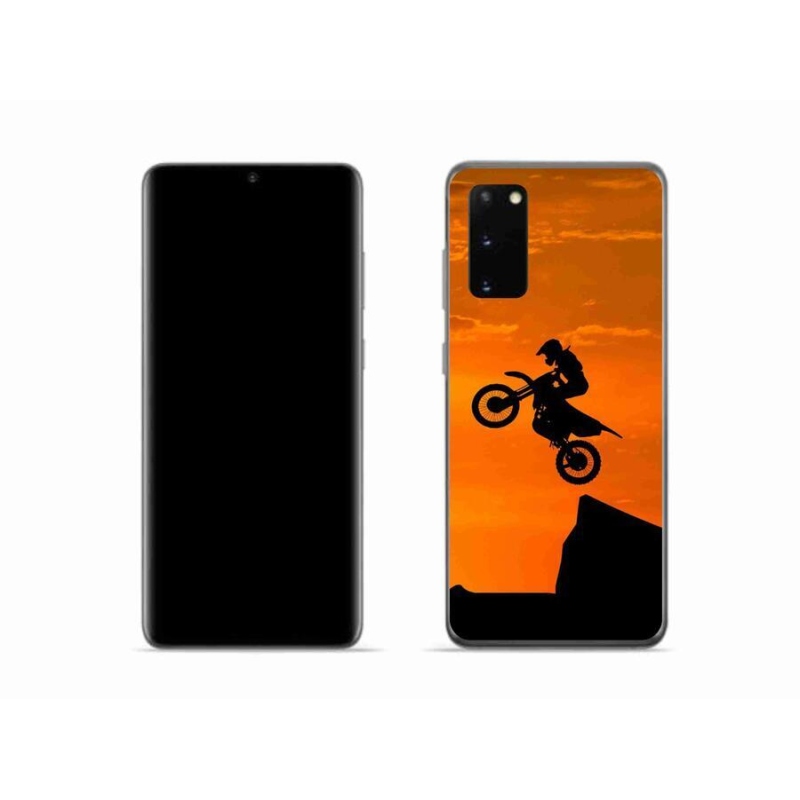 Gélový kryt mmCase na mobil Samsung Galaxy S20 - motocross