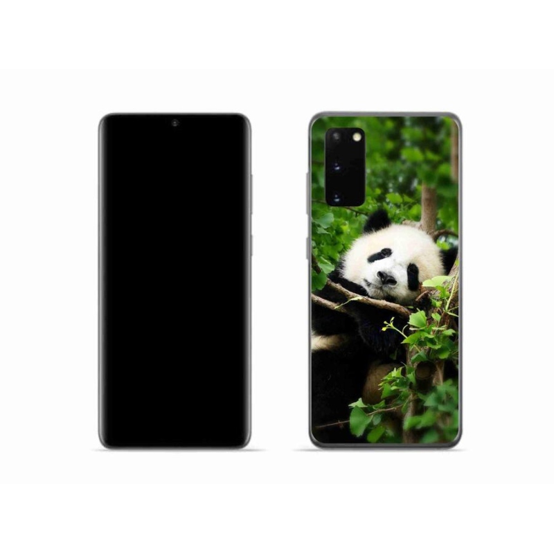 Gélový kryt mmCase na mobil Samsung Galaxy S20 - panda