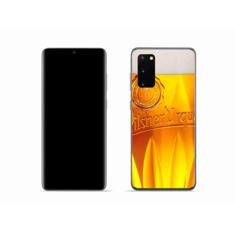 Gélový kryt mmCase na mobil Samsung Galaxy S20 - pivo