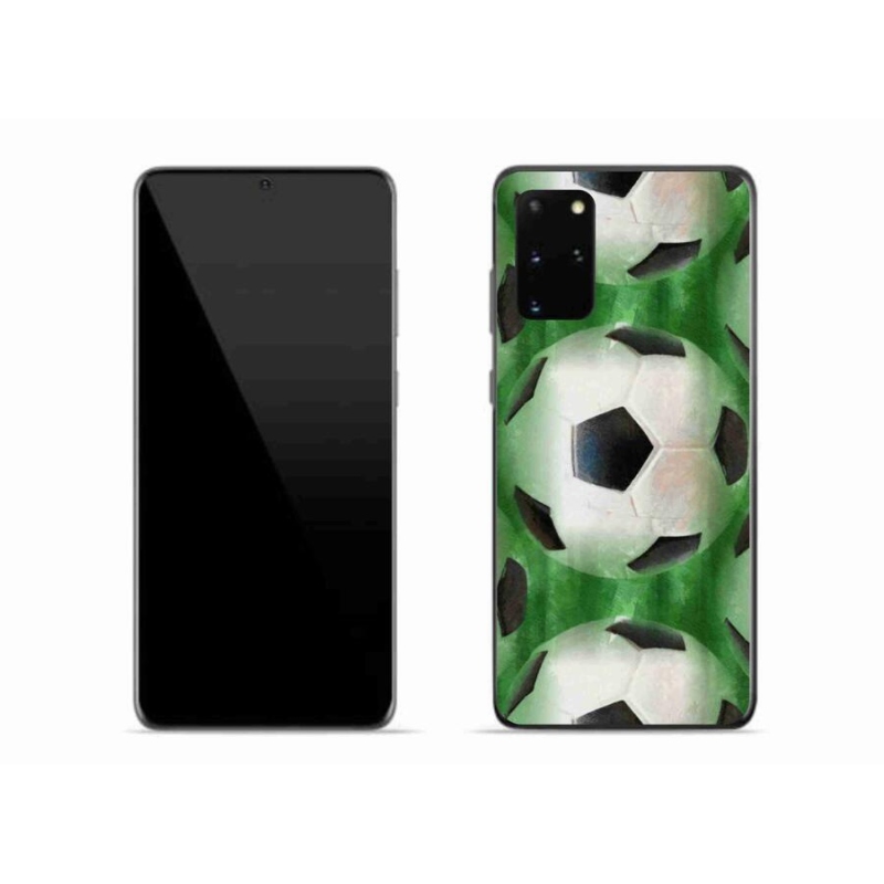 Gélový kryt mmCase na mobil Samsung Galaxy S20 Plus - futbalová lopta