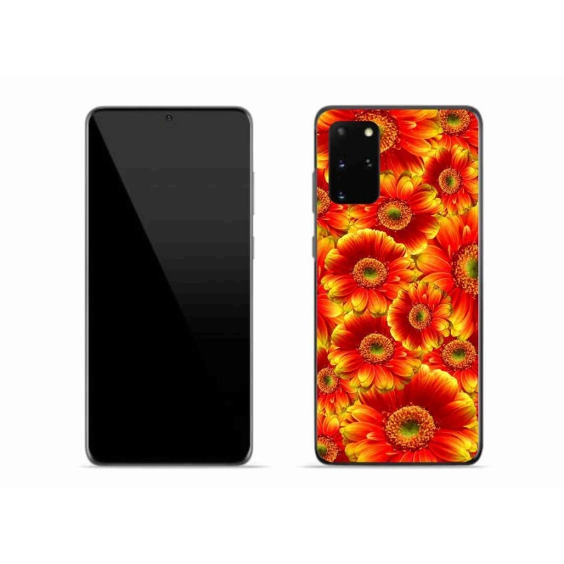 Gélový kryt mmCase na mobil Samsung Galaxy S20 Plus - gerbera 1