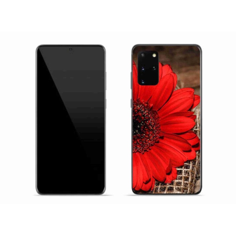 Gélový kryt mmCase na mobil Samsung Galaxy S20 Plus - gerbera