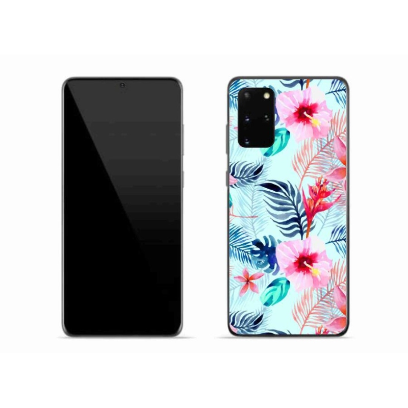 Gélový kryt mmCase na mobil Samsung Galaxy S20 Plus - kvety