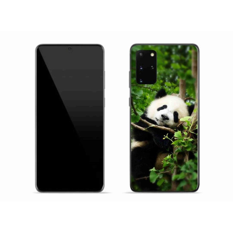 Gélový kryt mmCase na mobil Samsung Galaxy S20 Plus - panda