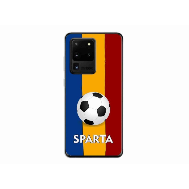 Gélový kryt mmCase na mobil Samsung Galaxy S20 Ultra - futbal 1