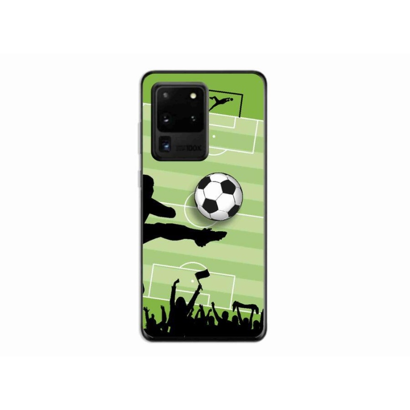 Gélový kryt mmCase na mobil Samsung Galaxy S20 Ultra - futbal 3