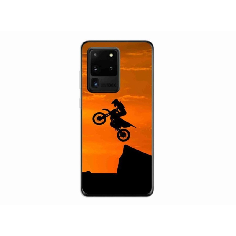 Gélový kryt mmCase na mobil Samsung Galaxy S20 Ultra - motocross