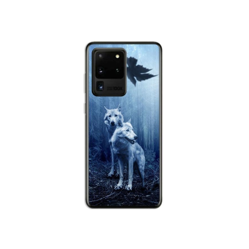 Gélový kryt mmCase na mobil Samsung Galaxy S20 Ultra - vlci v lese