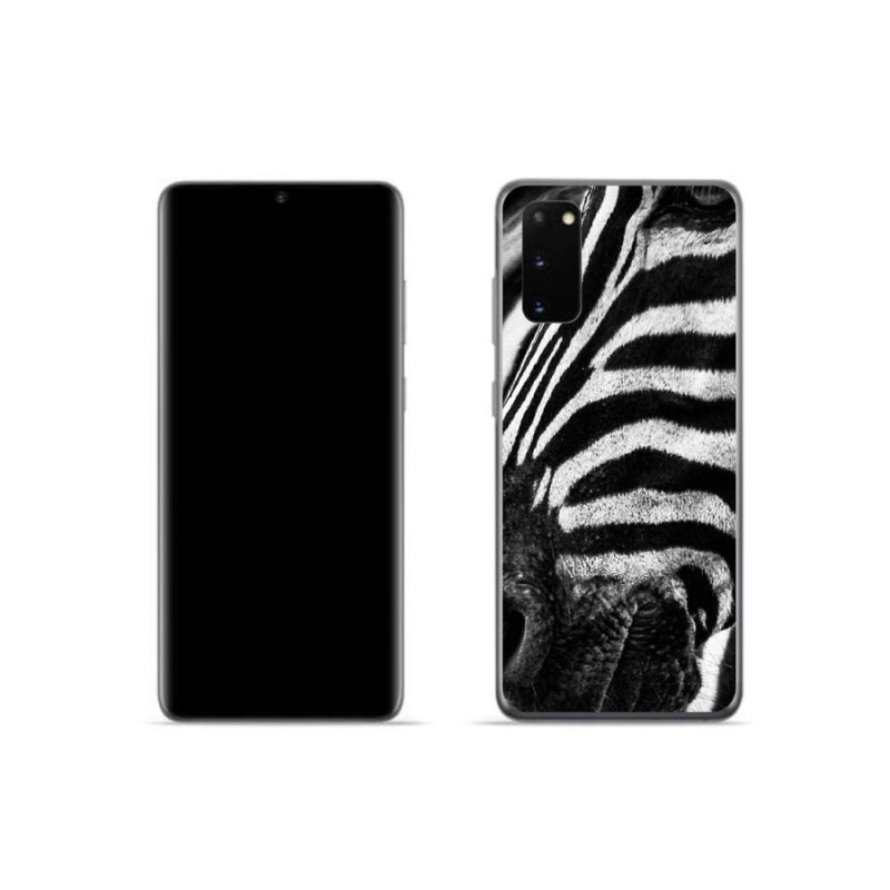 Gélový kryt mmCase na mobil Samsung Galaxy S20 - zebra